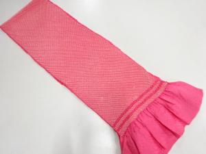 正絹　振袖用　絞り帯揚げ